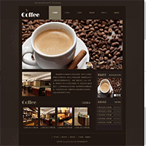 咖啡厅网站模板